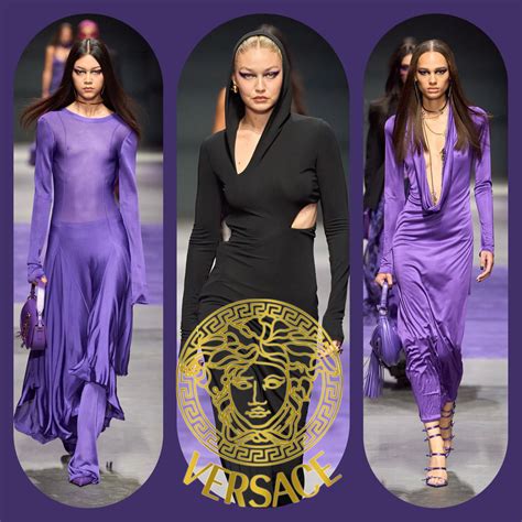 versace runway magazine.